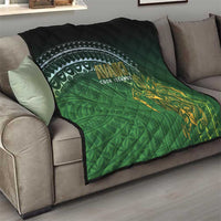 Cook Islands Rugby Kuki Avaiki Quilt Tribal Turtle - Polynesian Pride