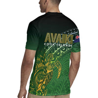 Cook Islands Rugby Kuki Avaiki Rugby Jersey Tribal Turtle - Polynesian Pride