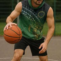 Cook Islands Rugby Kuki Avaiki Sleeveless Hoodie Tribal Turtle LT7 - Polynesian Pride