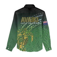 Cook Islands Rugby Kuki Avaiki Women Casual Shirt Tribal Turtle - Polynesian Pride