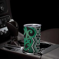 Maori Taniko Patterns Tumbler Cup Pounamu Patiki Motifs Mix Whakairo Ngaru