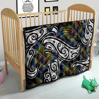 Aotearoa Takatapui Pride Quilt Rainbow Butterfly - Free To Love