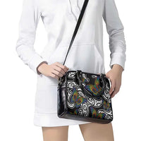 Aotearoa Takatapui Pride Shoulder Handbag Rainbow Butterfly - Free To Love LT7 - Polynesian Pride
