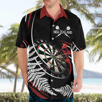 New Zealand Darts Personalised Hawaiian Shirt Silver Fern Dynamic LT7 - Polynesian Pride