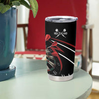 New Zealand Darts Personalised Tumbler Cup Silver Fern Dynamic