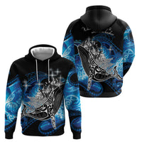 Maori Matariki Te Araroa Paikea Starry Hoodie Tangaroa Whakatauki LT7 - Polynesian Pride