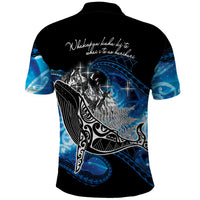 Maori Matariki Te Araroa Paikea Starry Polo Shirt Tangaroa Whakatauki LT7 - Polynesian Pride