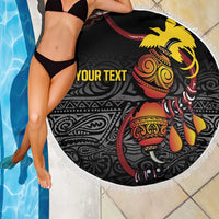Personalized Papua New Guinea Milne Bay Beach Blanket Bagi Necklace Mix Lime Pot Grunge