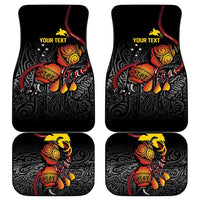 Personalized Papua New Guinea Milne Bay Car Mats Bagi Necklace Mix Lime Pot Grunge