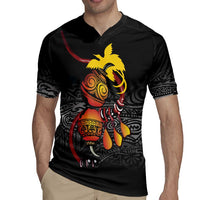 Personalized Papua New Guinea Milne Bay Rugby Jersey Bagi Necklace Mix Lime Pot Grunge