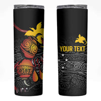 Personalized Papua New Guinea Milne Bay Skinny Tumbler Bagi Necklace Mix Lime Pot Grunge