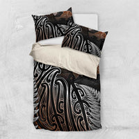 Aotearoa Maori - Australia Indigenous Bedding Set Koiri Whakairo Mix Aboriginal Art - Polynesian Pride