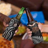 Aotearoa Maori - Australia Indigenous 4 in 1 Can Cooler Tumbler Koiri Whakairo Mix Aboriginal Art - Polynesian Pride