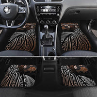 Aotearoa Maori - Australia Indigenous Car Mats Koiri Whakairo Mix Aboriginal Art - Polynesian Pride