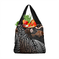 Aotearoa Maori - Australia Indigenous Grocery Bag Koiri Whakairo Mix Aboriginal Art - Polynesian Pride