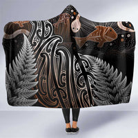 Aotearoa Maori - Australia Indigenous Hooded Blanket Koiri Whakairo Mix Aboriginal Art - Polynesian Pride