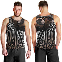 Aotearoa Maori - Australia Indigenous Men Tank Top Koiri Whakairo Mix Aboriginal Art - Polynesian Pride