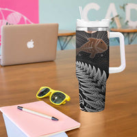 Aotearoa Maori - Australia Indigenous Tumbler With Handle Koiri Whakairo Mix Aboriginal Art - Polynesian Pride