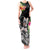 Personalised Polynesian Tank Maxi Dress With Yorkshire Terrier Floral Style LT7 Women Black - Polynesian Pride