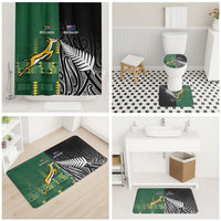 Rugby South Africa New Zealand Greatest Rivals Bathroom Set Tribal Motifs LT7 - Polynesian Pride