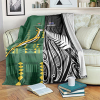 Rugby South Africa New Zealand Greatest Rivals Blanket Tribal Motifs LT7 Multicolor - Polynesian Pride