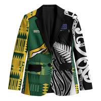 Custom Rugby South Africa New Zealand Greatest Rivals Blazer Tribal Motifs LT7 Unisex Multicolor - Polynesian Pride