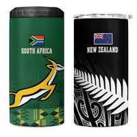Rugby South Africa New Zealand Greatest Rivals 4 in 1 Can Cooler Tumbler Tribal Motifs LT7 One Size: 16 oz Multicolor - Polynesian Pride
