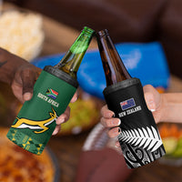 Rugby South Africa New Zealand Greatest Rivals 4 in 1 Can Cooler Tumbler Tribal Motifs LT7 - Polynesian Pride