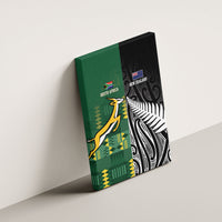 Rugby South Africa New Zealand Greatest Rivals Canvas Wall Art Tribal Motifs LT7 - Polynesian Pride