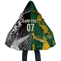 Custom Rugby South Africa New Zealand Greatest Rivals Cloak Tribal Motifs LT7 Unisex Multicolor - Polynesian Pride