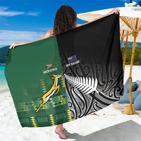 Rugby South Africa New Zealand Greatest Rivals Sarong Tribal Motifs LT7 One Size 44 x 66 inches Multicolor - Polynesian Pride