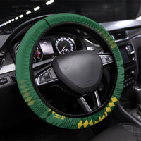 Rugby South Africa New Zealand Greatest Rivals Steering Wheel Cover Tribal Motifs LT7 Universal Fit Multicolor - Polynesian Pride