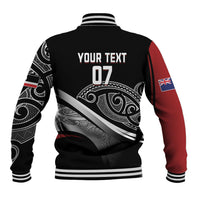 Aotearoa Maori Rugby Custom Baseball Jacket Kapa O Pango LT7 - Polynesian Pride