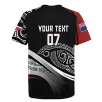 Aotearoa Maori Rugby Custom Rugby Jersey Kapa O Pango LT7 - Polynesian Pride