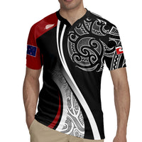 Aotearoa Maori Rugby Custom Rugby Jersey Kapa O Pango LT7 - Polynesian Pride