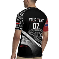 Aotearoa Maori Rugby Custom Rugby Jersey Kapa O Pango LT7 - Polynesian Pride
