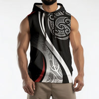 Aotearoa Maori Rugby Custom Sleeveless Hoodie Kapa O Pango LT7 - Polynesian Pride