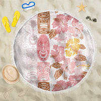 Christmas Aloha Hawaii Tiki Beach Blanket Hibiscus Spring Colors - Polynesian Pride