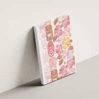 Christmas Aloha Hawaii Tiki Canvas Wall Art Hibiscus Spring Colors - Polynesian Pride