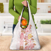 Christmas Aloha Hawaii Tiki Grocery Bag Hibiscus Spring Colors - Polynesian Pride