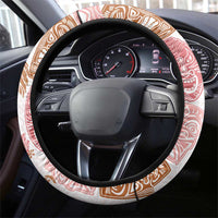 Christmas Aloha Hawaii Tiki Steering Wheel Cover Hibiscus Spring Colors - Polynesian Pride