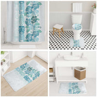 Christmas Aloha Hawaii Tiki Bathroom Set Hibiscus Summer Colors - Polynesian Pride