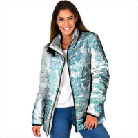 Christmas Aloha Hawaii Tiki Padded Jacket Hibiscus Summer Colors - Polynesian Pride