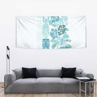 Christmas Aloha Hawaii Tiki Tapestry Hibiscus Summer Colors - Polynesian Pride