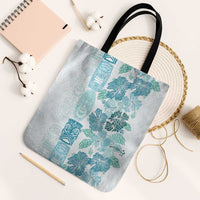 Christmas Aloha Hawaii Tiki Tote Bag Hibiscus Summer Colors - Polynesian Pride