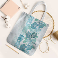 Christmas Aloha Hawaii Tiki Tote Bag Hibiscus Summer Colors - Polynesian Pride