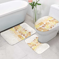 Christmas Aloha Hawaii Tiki Bathroom Set Hibiscus Autumn Colors - Polynesian Pride