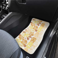 Christmas Aloha Hawaii Tiki Car Mats Hibiscus Autumn Colors - Polynesian Pride