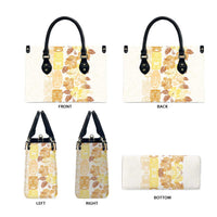 Christmas Aloha Hawaii Tiki Leather Bag Hibiscus Autumn Colors - Polynesian Pride