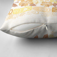 Christmas Aloha Hawaii Tiki Pillow Cover Hibiscus Autumn Colors - Polynesian Pride